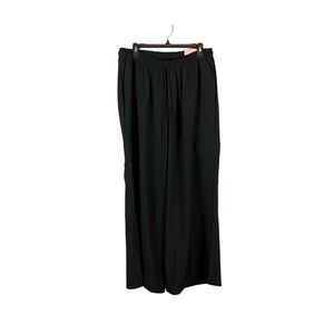 LIVI by Lane Bryant Black Pull-On Cargo Pants 14/16 NWT